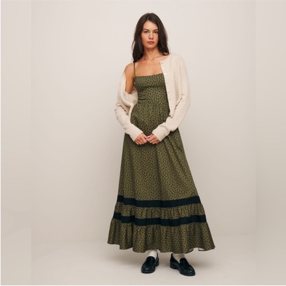 Reformation Baina dress in dandy - Picture 3 of 9